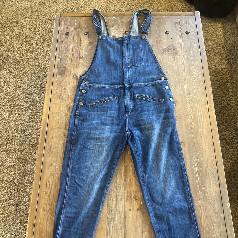 Current Elliott Overalls Size 1 Small Denim Jeans Jumpsuit Jumper